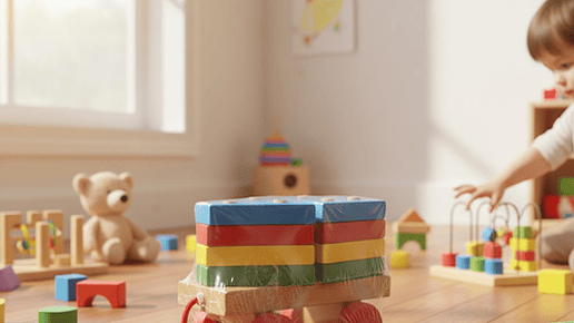 Tren De Encaje Juguete De Madera 5