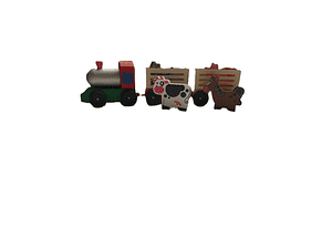 Tren Transporte Animales De La Granja