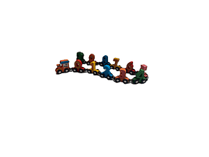 tren de números magnético educativo 