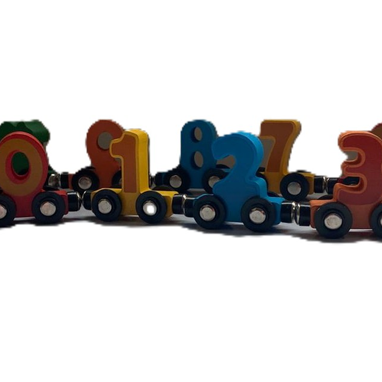 tren de números magnético educativo  2