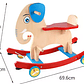 Elefante de madera balancín/correpasillos - Miniatura 3