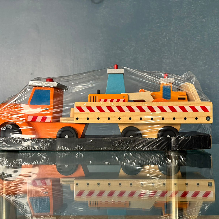 Camión Rampa de Madera – Juguete Didáctico de Construcción Infantil 1