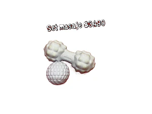 Set de masaje, mancuerna + pelota