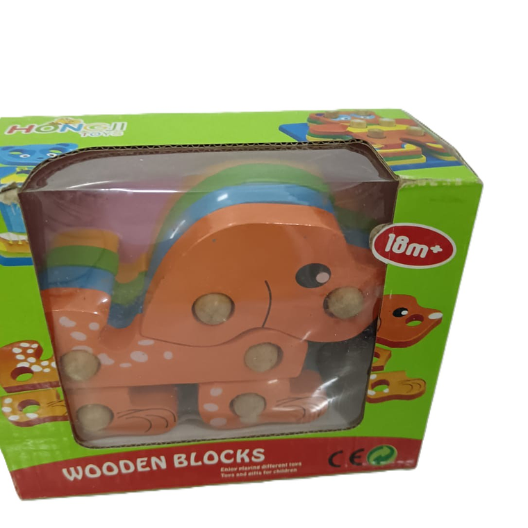 Perro de encaje madera 1