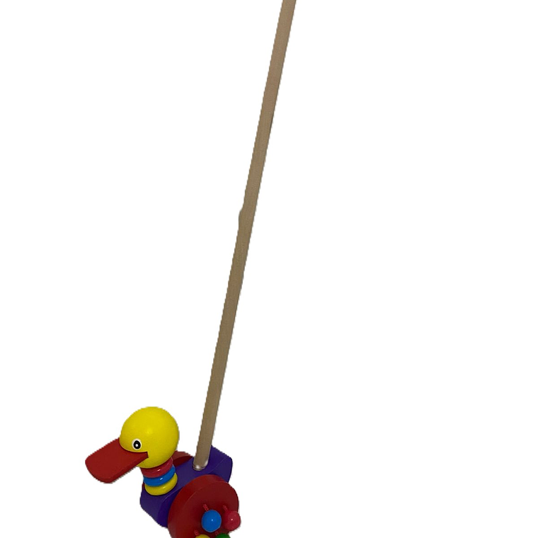 Carrito de arrastre animales madera 3