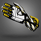 Guante karting -273 BLITZ Black/White/Yellow - Miniatura 3