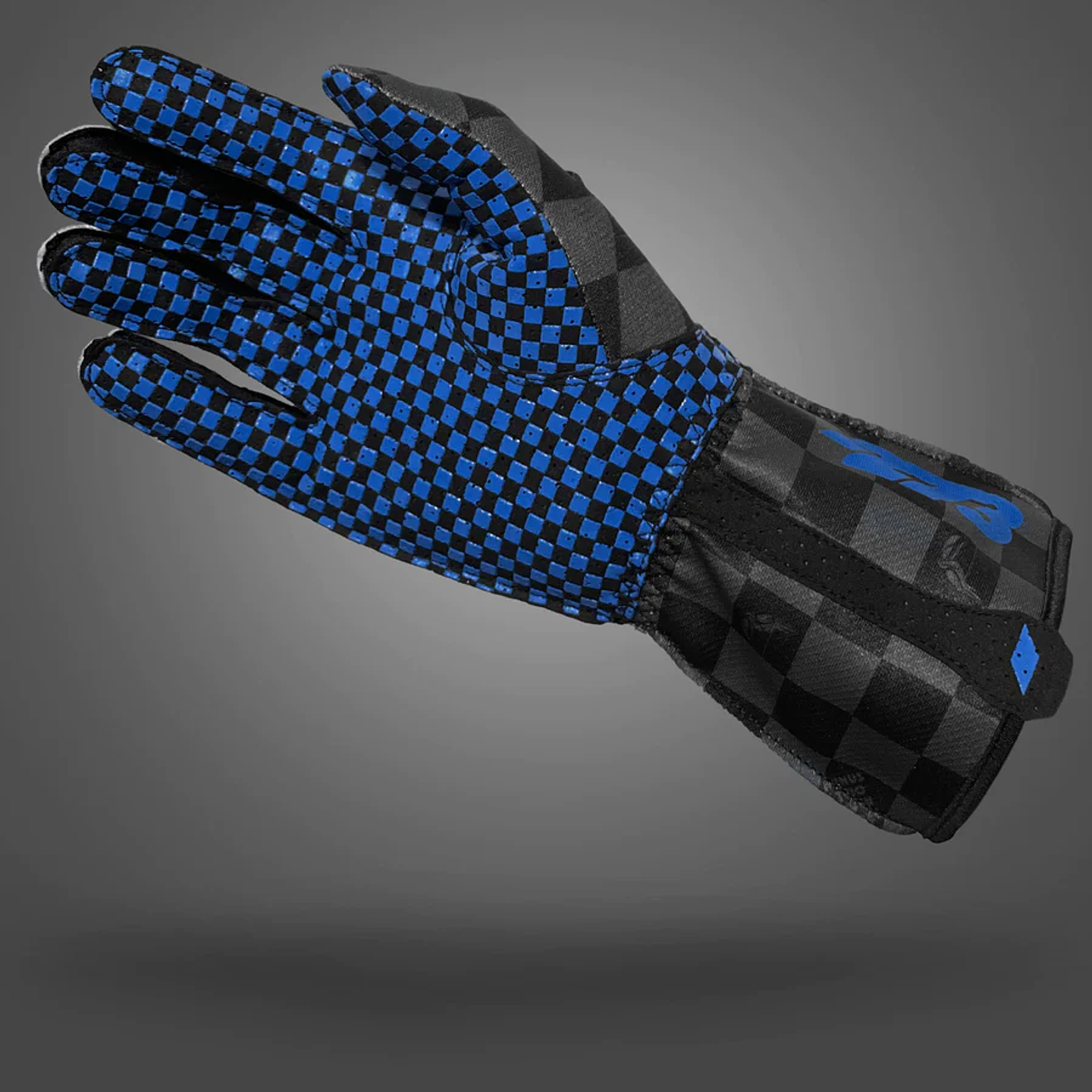 Guante karting -273 CRENSHAW Black/Gray/Blue 3