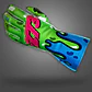 Guante karting -273 x Mad56 SLIME Green/Cyan/Hot Pink 3XS - Miniatura 2