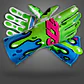 Guante karting -273 x Mad56 SLIME Green/Cyan/Hot Pink 3XS - Miniatura 1