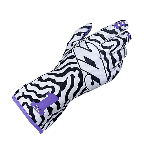 Guante karting -273 X DSC Edición Limitada Black/White/Purple XS