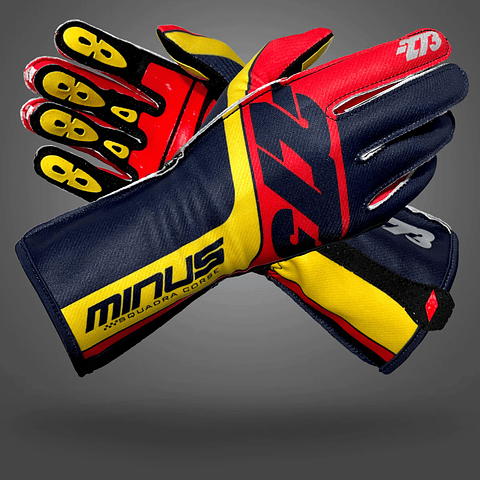 Guante karting -273 GP-R Navy/Fluo Orange/Yellow