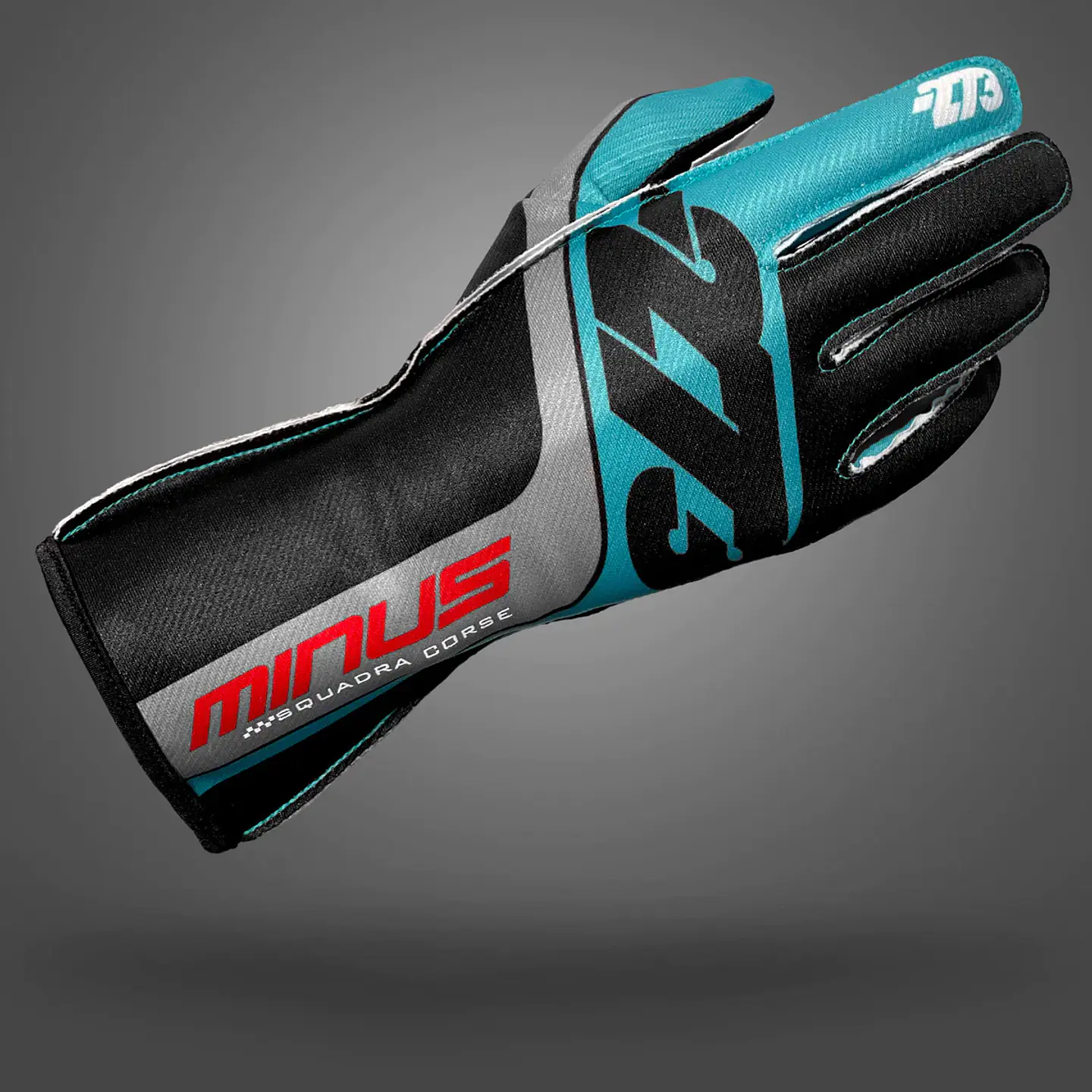 Guante karting -273 GP-R Black/Green/Silver 2