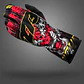 Guante karting -273 SHAOLIN Black/White/Red/Yellow - Asymmetric - Miniatura 3