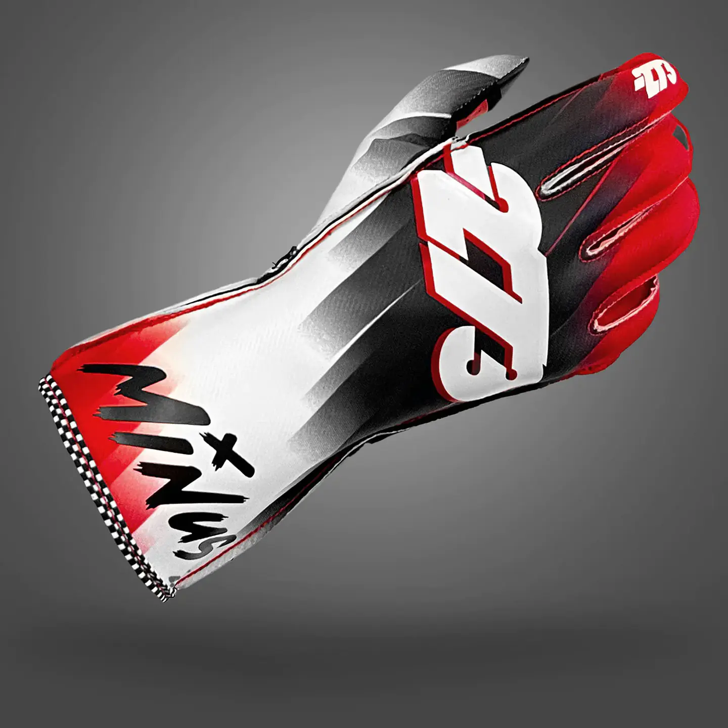 Guante karting -273 SUPERSONIC Red/White/Black 2
