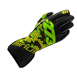 Guante karting -273 BUZZZ Black/Fluo Green/Yellow