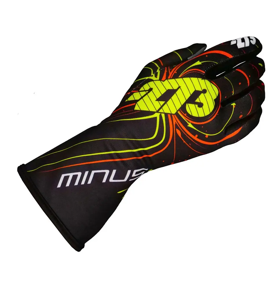 -273 Guante ZERO EVO Black/Fluo Yellow/Fluo Orange S 1