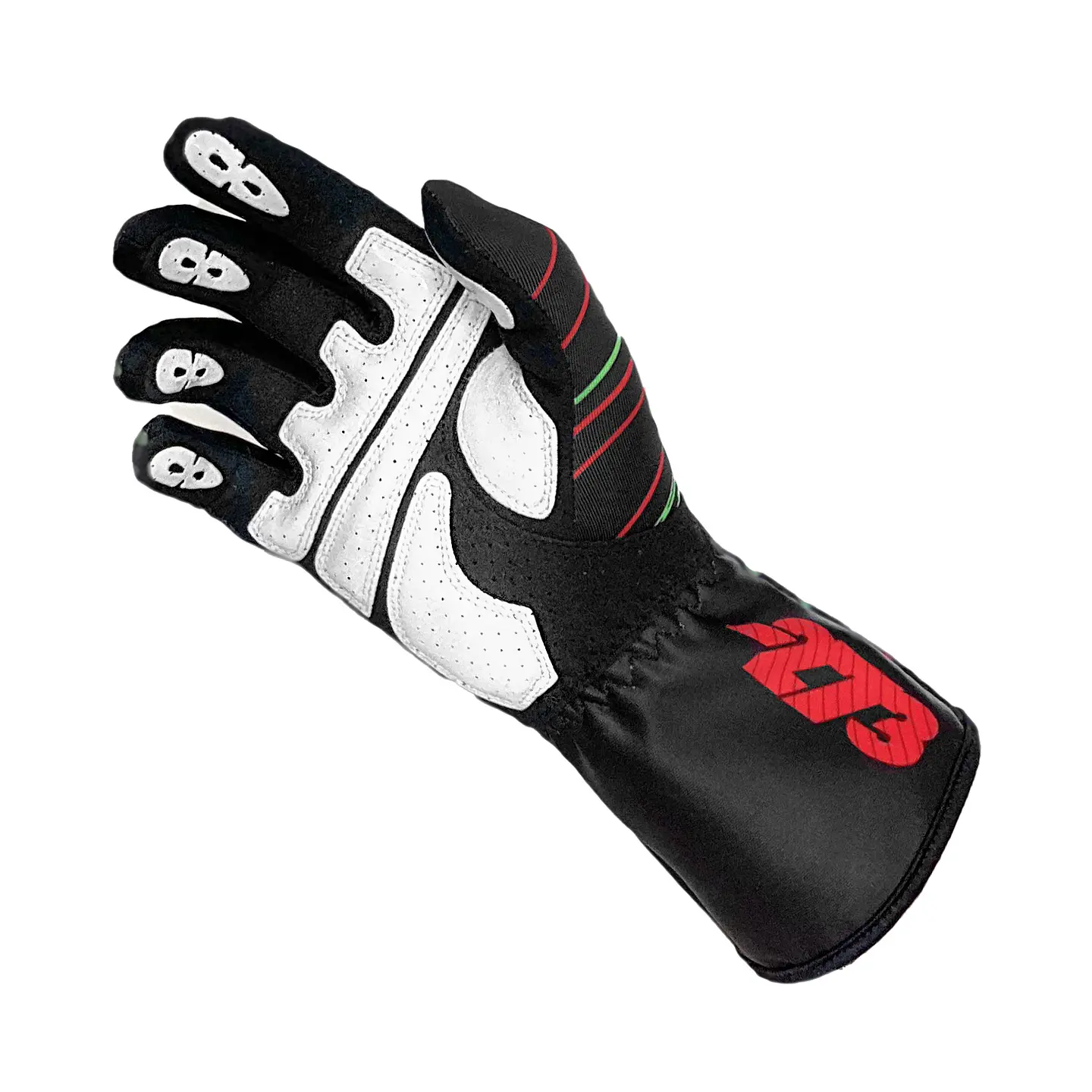 -273 Guante ZERO EVO Black/Green/Red 2