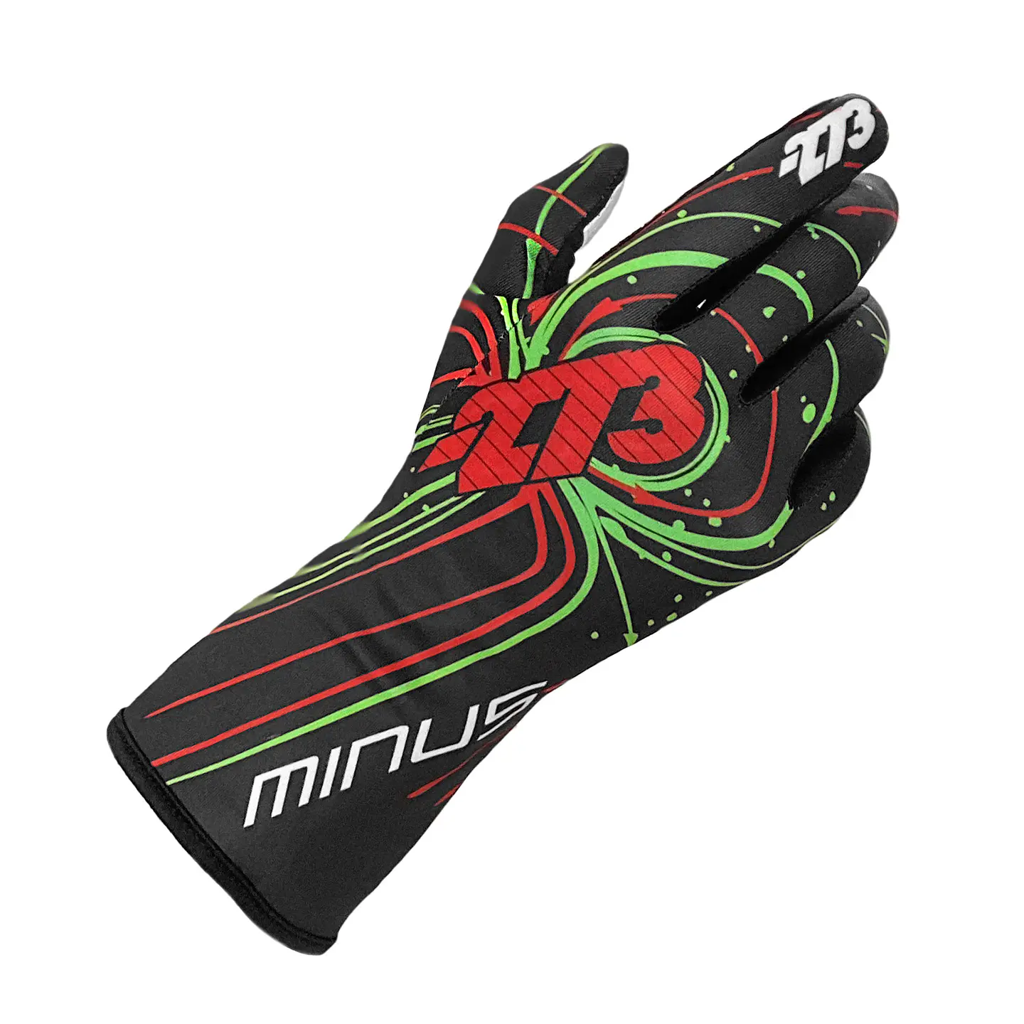 -273 Guante ZERO EVO Black/Green/Red 1