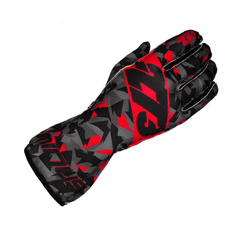 -273 Guante CAMO Black/Gray/Red XXXS