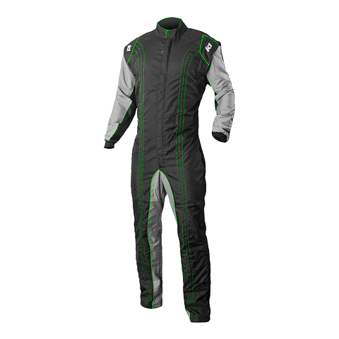 Buzo Indoor K1 GK2 Negro/Verde S