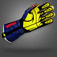 Guante karting -273 DRIP V2 Blue/Fluo Yellow/Fluo Red - Miniatura 2