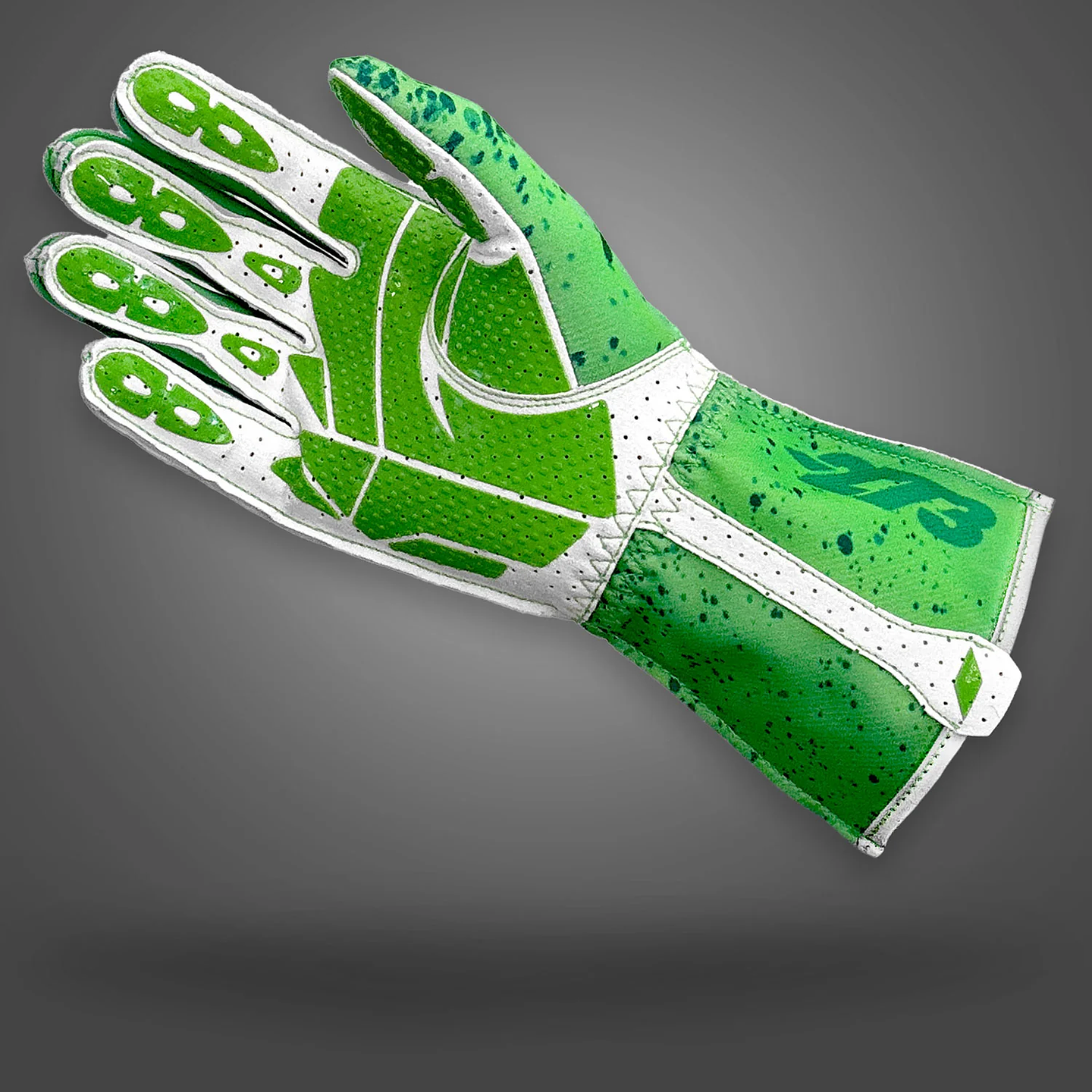 Guante karting -273 DRIP V2 Fluo green neon 2