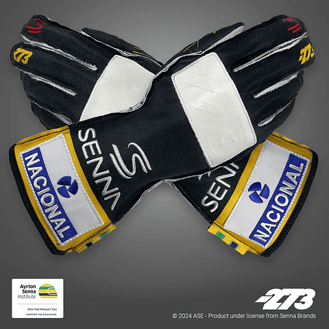Guante karting -273 x Ayrton Senna Black