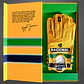 Guante clásico -273 x Ayrton Senna leather - Yellow - Miniatura 5