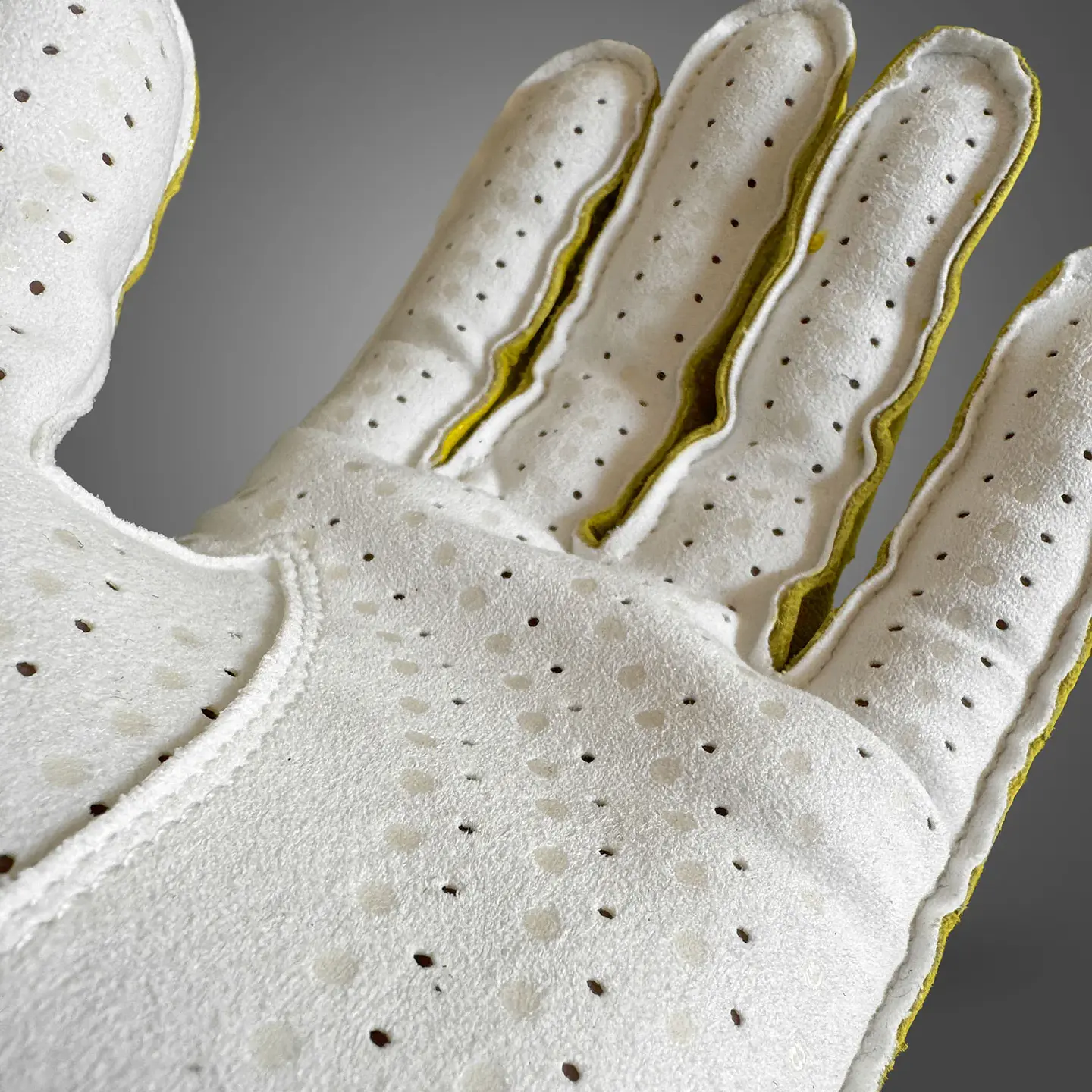 Guante clásico -273 x Ayrton Senna leather - Yellow 3