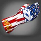 Guante karting -273 RWB V2 Red/White/blue - Miniatura 2