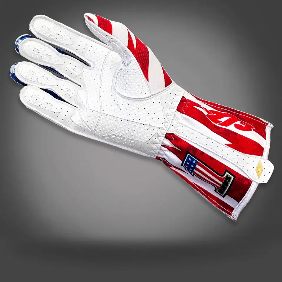 Guante karting -273 RWB V2 Red/White/blue 5