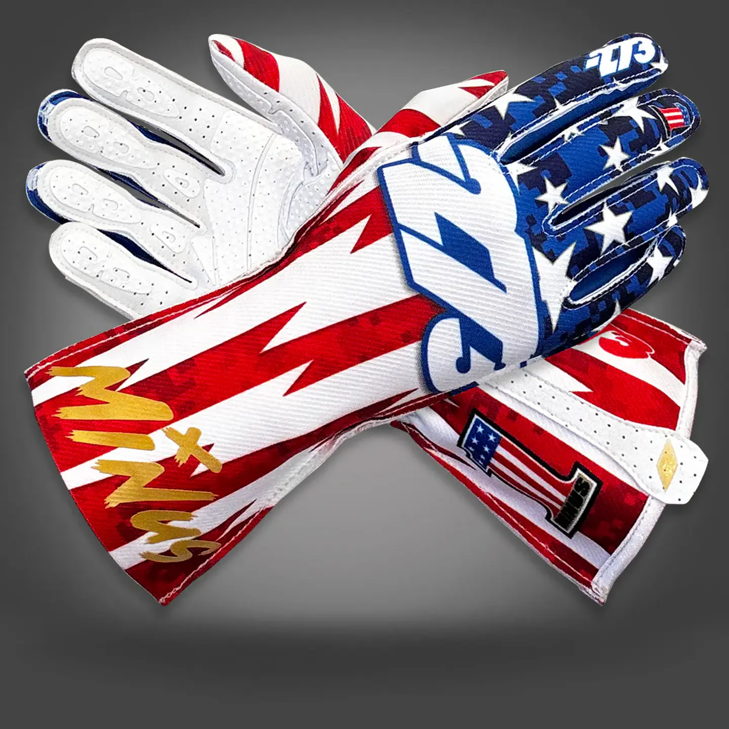 Guante karting -273 RWB V2 Red/White/blue 1