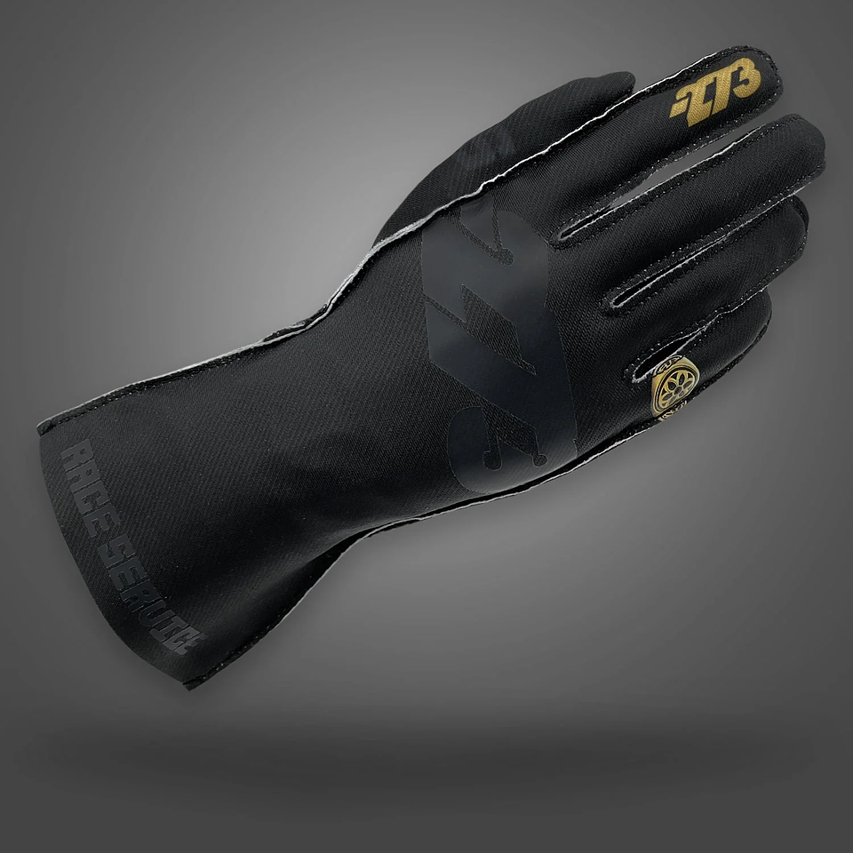 Guante karting -273 X RACE SERVICE BLACK 4