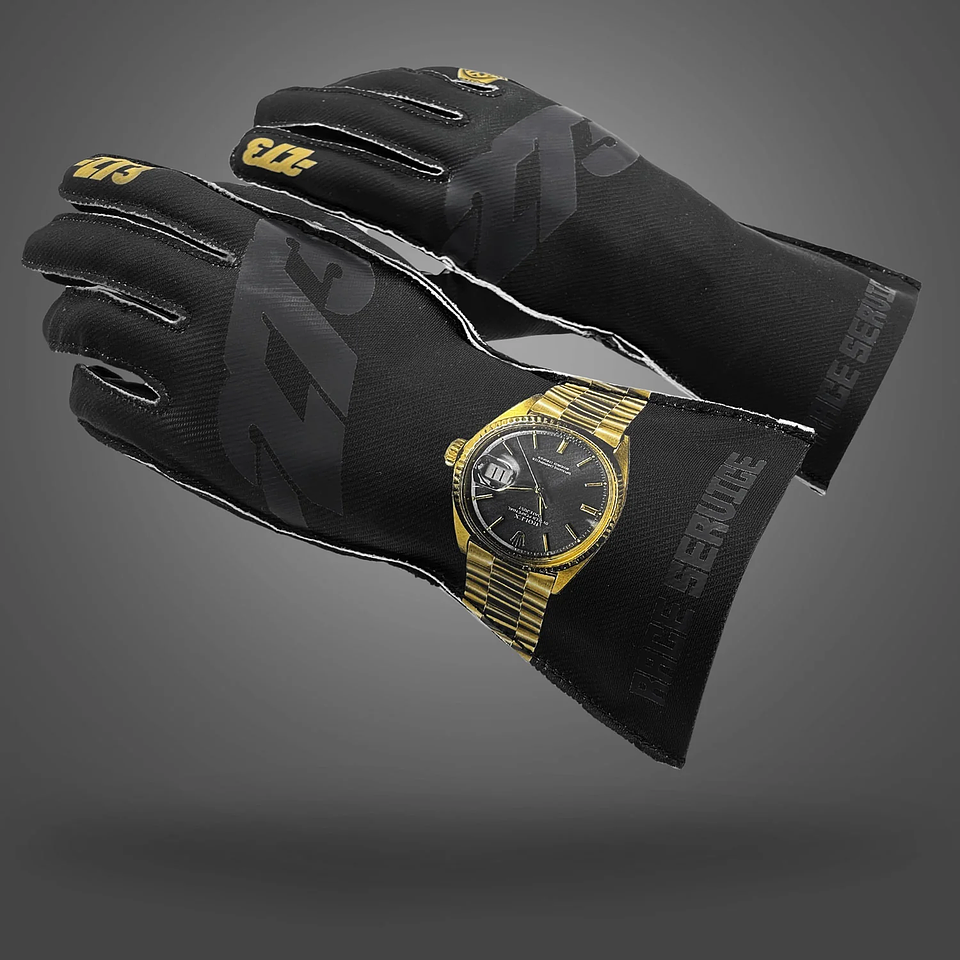 Guante karting -273 X RACE SERVICE BLACK 5