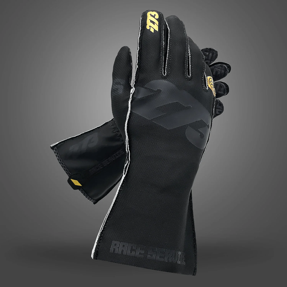 Guante karting -273 X RACE SERVICE BLACK 6