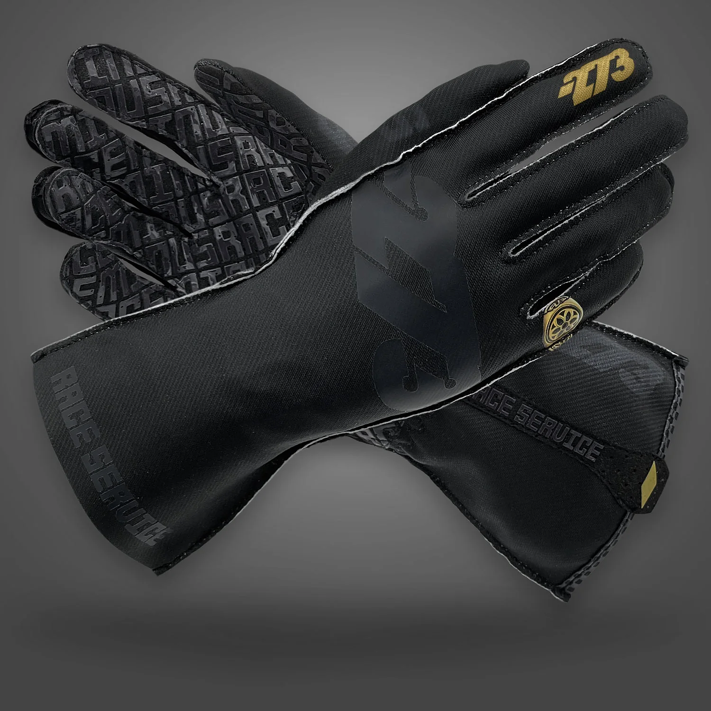 Guante karting -273 X RACE SERVICE BLACK 2