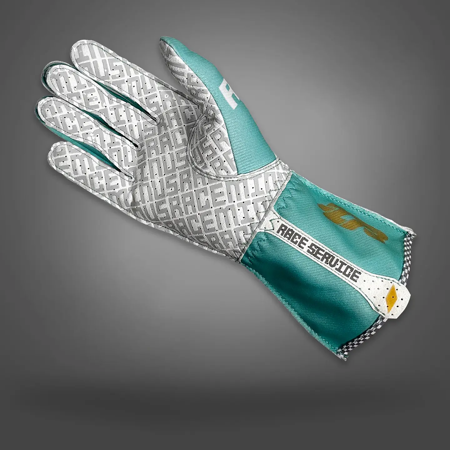 Guante karting -273 X RACE SERVICE AQUA/GREEN 3