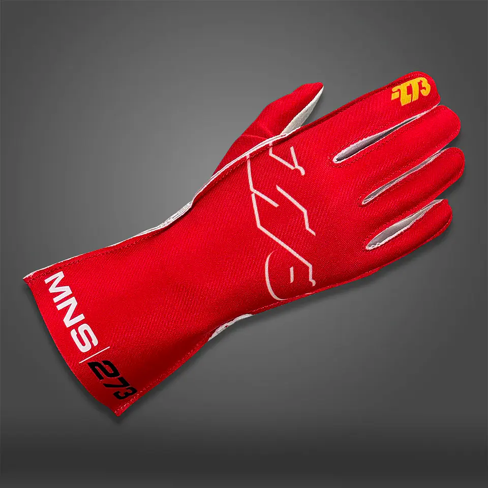 Guante karting -273 MNS-1 RED/BLACK 3