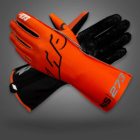 Guante karting -273 MNS-1 PAPAYA ORANGE