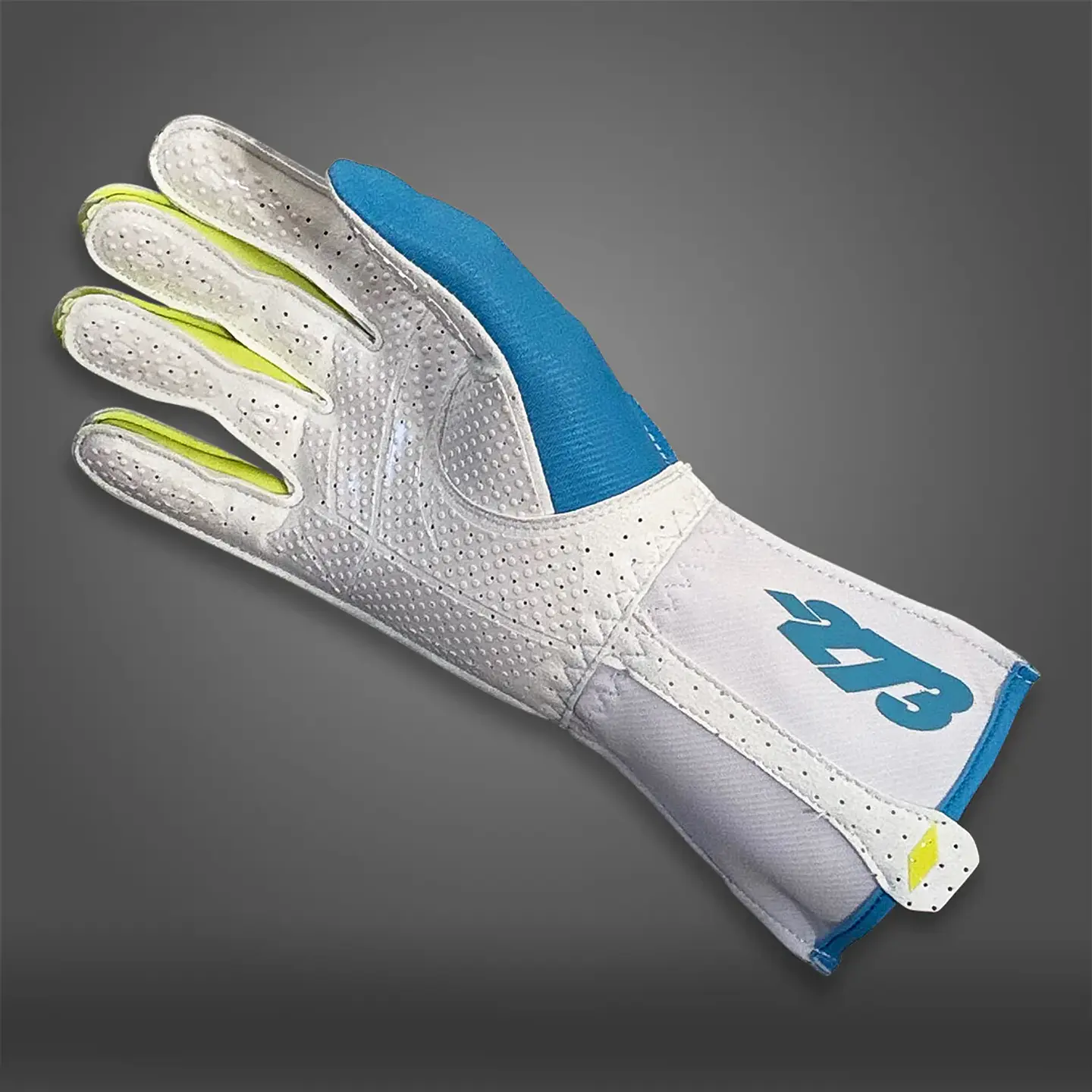 Guante karting -273 MNS-1 CYAN/FLUO YELLOW 2