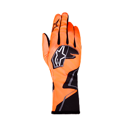 Guante Karting Tech-1 K RACE V2 Graphic 1 - Naranjo fluo/Negro/Blanco