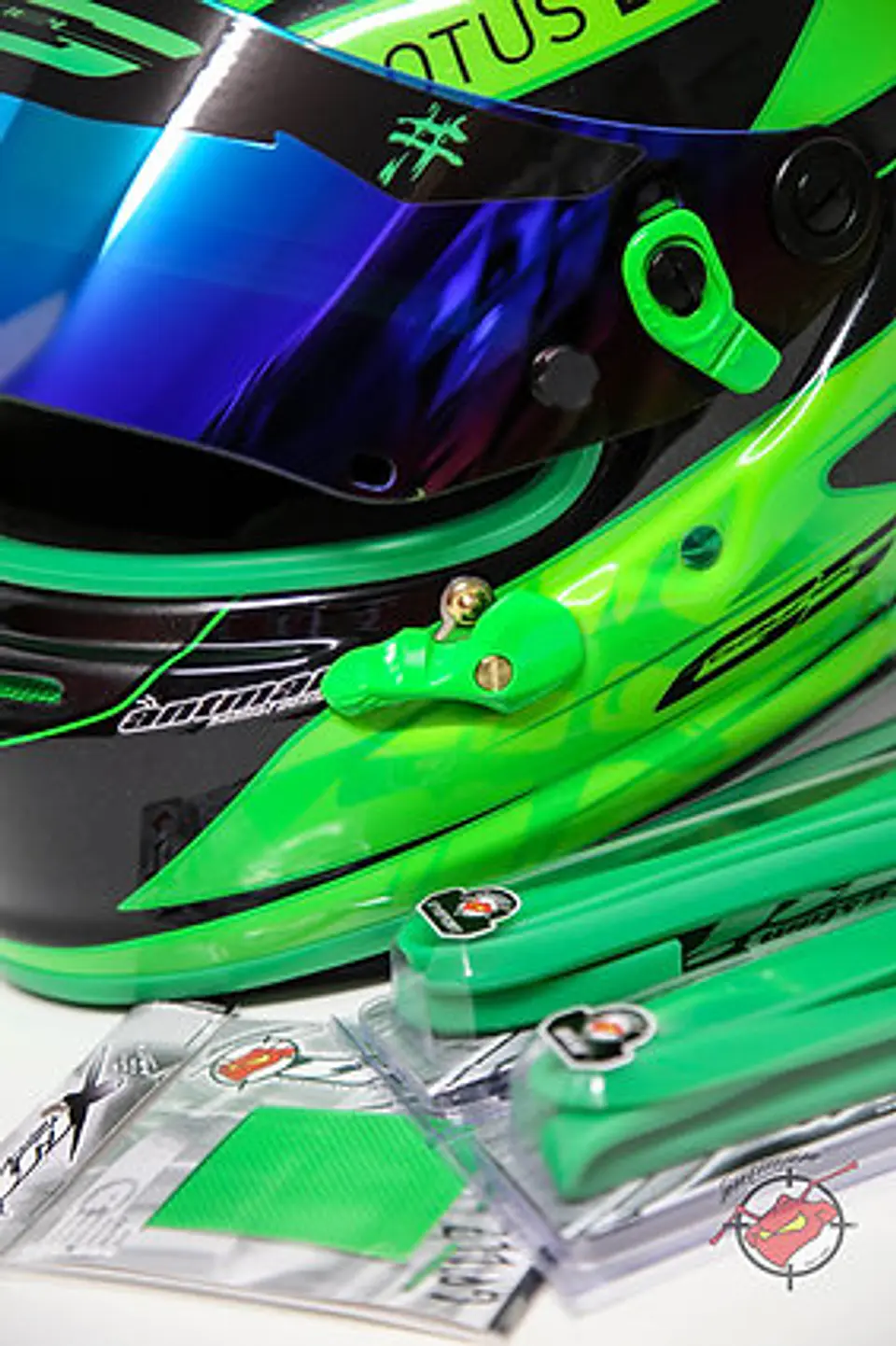 Neonz Trimz Verde Neon - Trim para casco 3