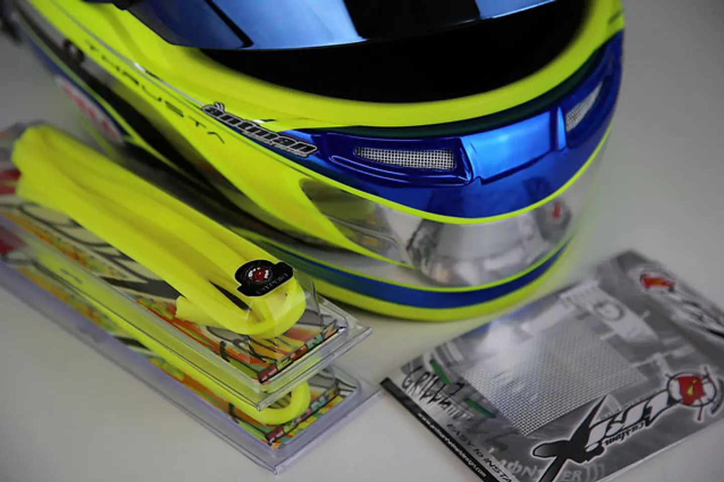 Neonz Trimz Amarillo Neon - Trim para casco 2