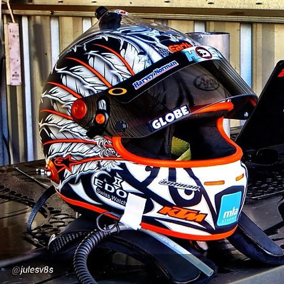 Custom Trimz Naranjo - Trim para casco 3