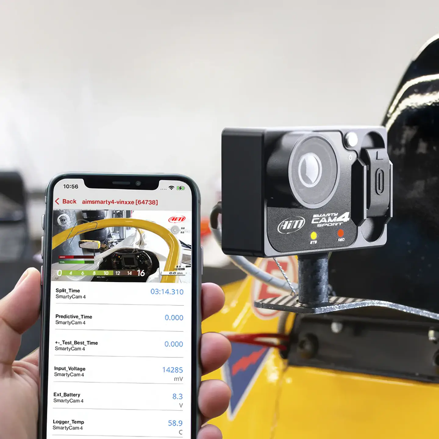 SmartyCam 4 Corsa - Kit para MyChron  6