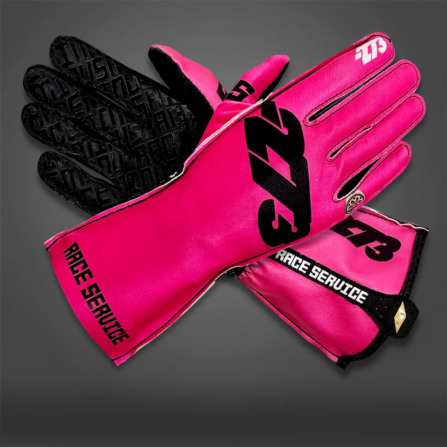 Guante karting -273 X RACE SERVICE Hot Pink 2