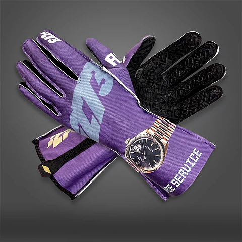 Guante karting -273 X RACE SERVICE Purple