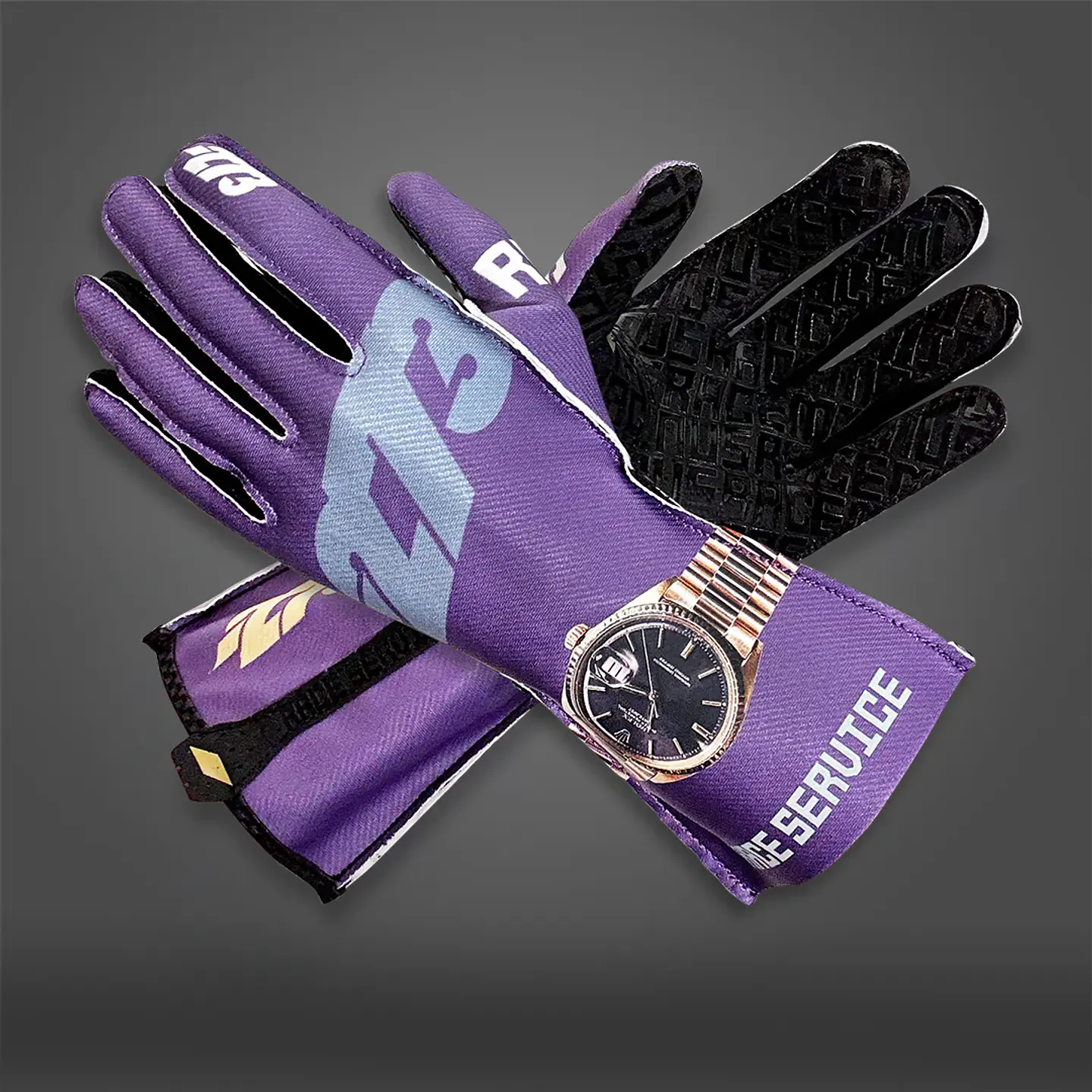 Guante karting -273 X RACE SERVICE Purple 1