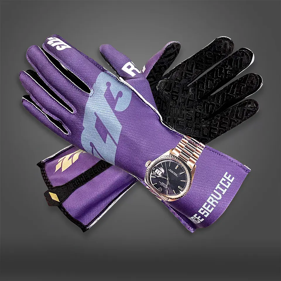 Guante karting -273 X RACE SERVICE Purple 1