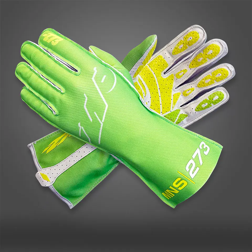 Guante karting -273 MNS-1 Neon Green 1